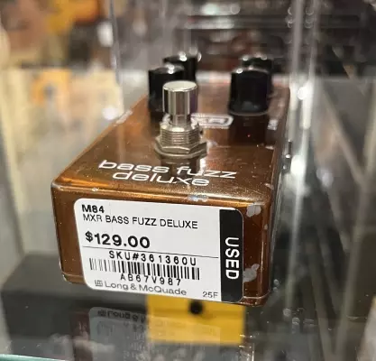 Store Special Product - MXR - M84 - Bass Fuzz Deluxe Pedal